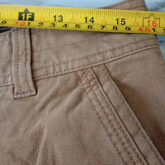 GH Bass Khaki Shorts Cotton Cargo Size 33 - Picture 8 of 9